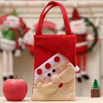 糖果禮物袋-聖誕老人.雪人.麋鹿.企鵝造型手提袋-聖誕節禮品_4
